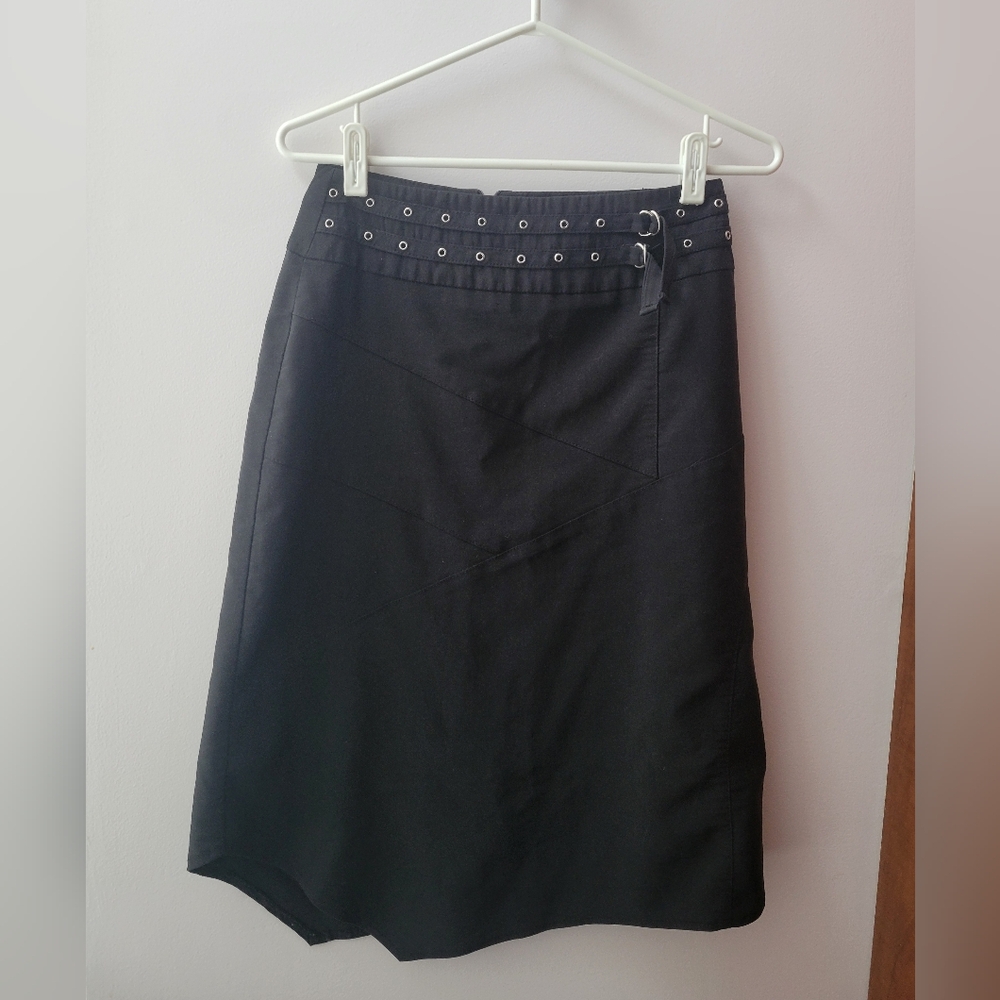 Elegant Black Women's Skirt Y2K